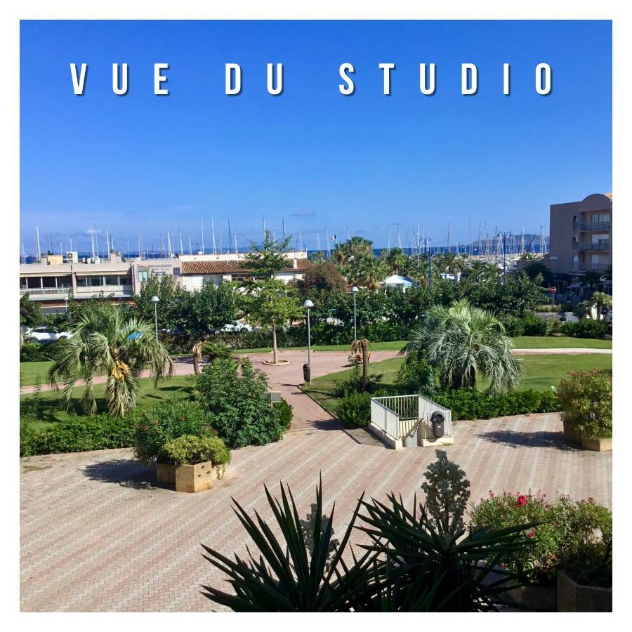 Studio Port D'Hyeres Vue Mer Et Iles De Porquerolles Et Port-Cros Exterior foto