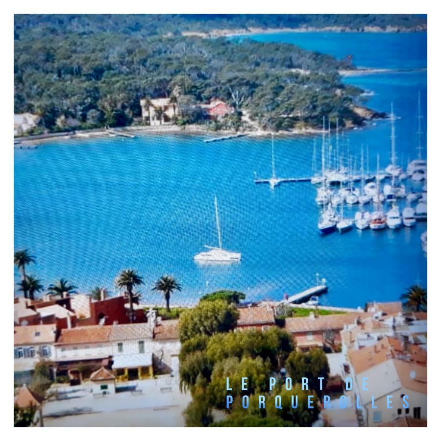 Studio Port D'Hyeres Vue Mer Et Iles De Porquerolles Et Port-Cros Exterior foto